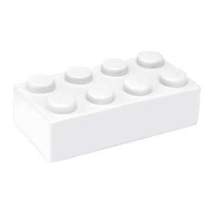 Building Block Stress Reliever White