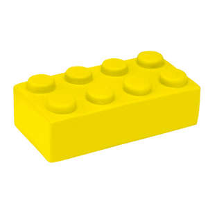 Building Block Stress Reliever Yellow