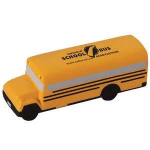 Custom Promotional School Bus Stress Reliever