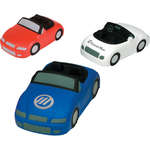 Personalized Transportation Stress Balls - Convertible Sports Car Stress Reliever