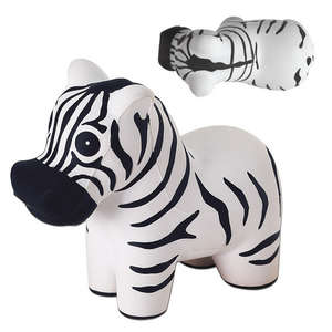 Custom Promotional Zebra Stress Reliever