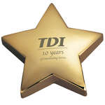 Custom Paper Weights - Star Paperweight