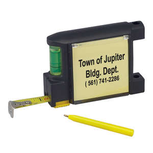 Custom Promotional 6-1/2 Ft. Level Notepad Tape Measure