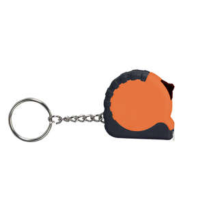 3-1/4 Ft. Mini Grip Tape Measure Key Chain Orange