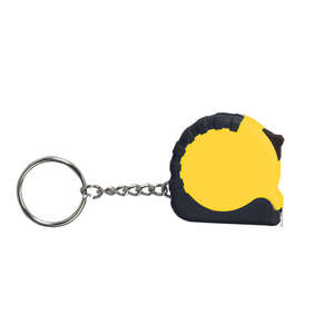 3-1/4 Ft. Mini Grip Tape Measure Key Chain Yellow