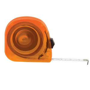 10 Ft. Translucent Tape Measure Orange, Translucent