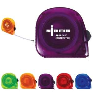 Custom Promotional 10 Ft. Translucent Tape Measure