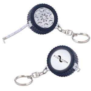 3 Ft. Tire Tape Measure Key Chain 
