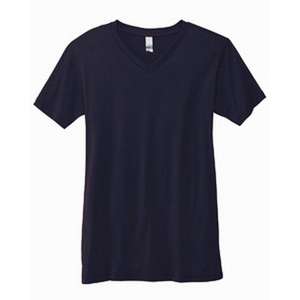 Canvas Unisex 4.2 oz V-Neck Jersey T-Shirt - Dark/All Blue, Navy