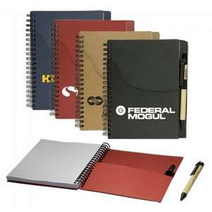 Eco Handy Jotter with Pockets and Pen Combo