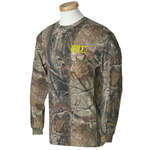 Promotional Adult T-Shirts - Code V Officially Licensed Realtree Camouflage Long-Sleeve T-Shirt - Dark/All