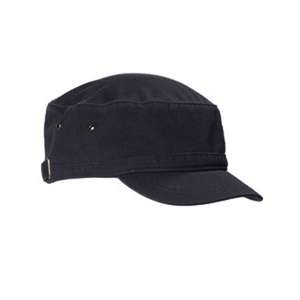 Big Accessories Short Bill Cadet Cap - Dark/All 
