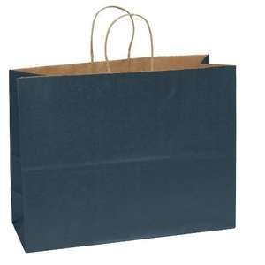 Judy Matte Shopper Bag - Full Color Imprint Blue, Navy