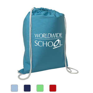 Custom Promotional Cotton String-A-Sling Backpack