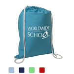 Custom Tote Bags - Cotton String-A-Sling Backpack