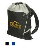 Business Backpacks - Hiker's Two-Tone Drawstring Backpack
