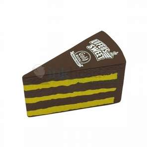 Custom Promotional Cake Slice Stress Ball