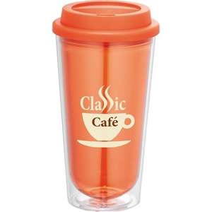 Kuta Tumbler Orange, Transparent