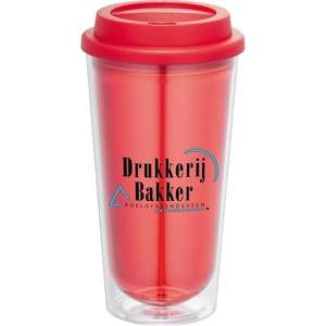 Kuta Tumbler Red, Transparent