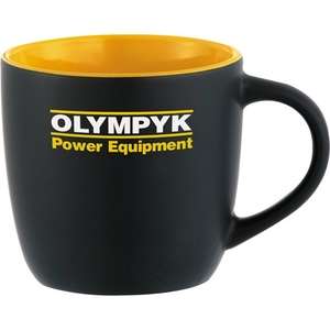 Riviera Mug - Electric Black/Orange
