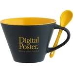 Custom Unique Mugs - The Rancho Mug with Spoon