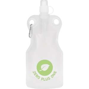 Hermosa Water Bag with Carabiner Clear