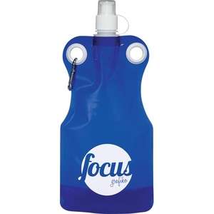 Hermosa Water Bag with Carabiner Blue, Translucent