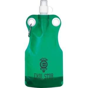 Hermosa Water Bag with Carabiner Green, Translucent