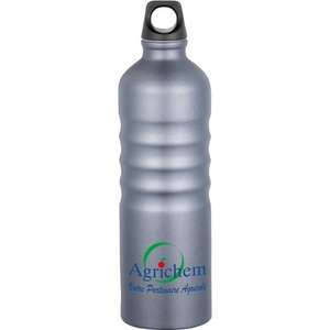 Gemstone Aluminum Sport Bottle Quartz, Smoky