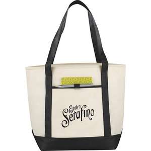 The Lighthouse Boat Tote Black