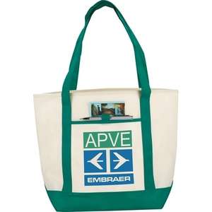 The Lighthouse Boat Tote Green
