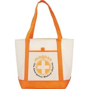 The Lighthouse Boat Tote Orange