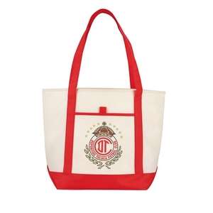 The Lighthouse Boat Tote Red
