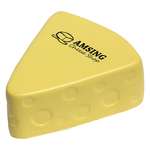 Imprinted Food Stress Balls - Cheese Stress Ball