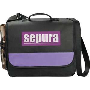The Mission Messenger Bag Purple