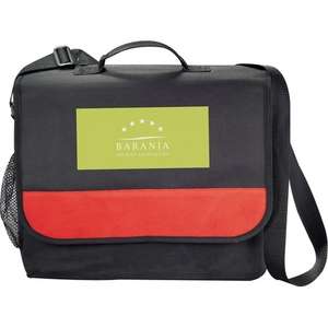 The Mission Messenger Bag Red
