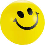 Custom Smiley Face Stress Balls - Smile Stress Reliever