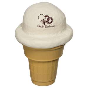 Custom Promotional Ice Cream Cone Stress Ball