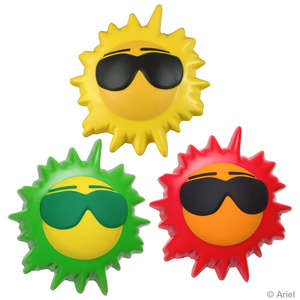 Custom Promotional Cool Sun Stress Ball