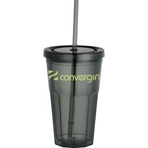 Sedici Surge Acrylic Tumbler Black