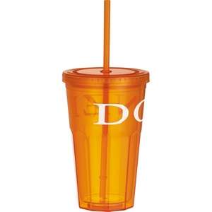 Sedici Surge Acrylic Tumbler Orange