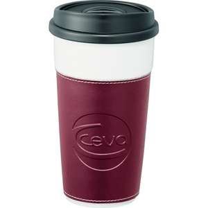 Hampton Ceramic Tumbler with Hard Lid Red