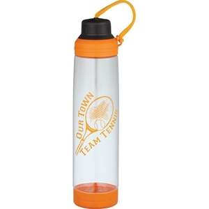 Dual Cap BPA Free Sport Bottle Orange