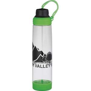 Dual Cap BPA Free Sport Bottle Green