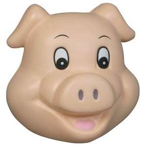 Custom Promotional Pig Funny Face Stress Ball