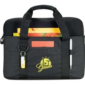 Custom Promotional Tuck Compu-Brief with Laptop Sleeve