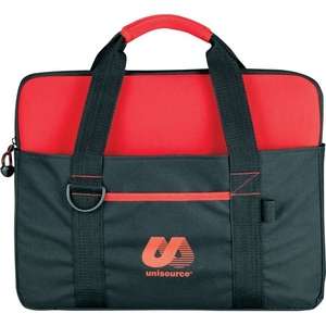 Tuck Compu-Brief with Laptop Sleeve Red