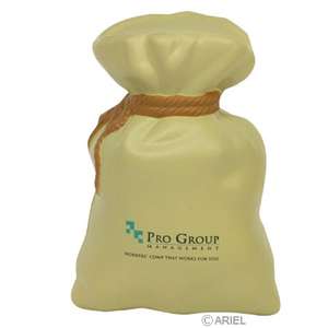 Custom Promotional Money Bag Stress Ball