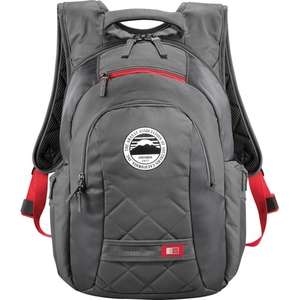 Case Logic Cross-Hatch Compu-Backpack Gray