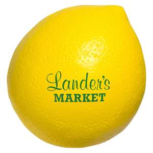 Custom Promotional Lemon Stress Ball